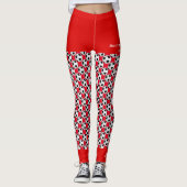 De Leggings van het Voetbal van het team met de Ko (Voorkant)