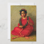 De Lei Maker van Theodore Wores Bedankkaart (Voorkant)