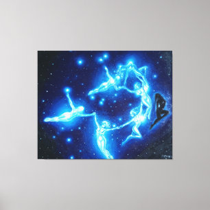De leiades canvas afdruk