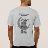 De Leider van de Instructeur van het Pak T-shirt (Achterkant)