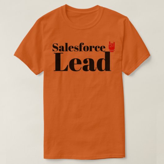 De leiding van de Salesforce T-shirt (Design voorkant)