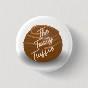 De lekkere truffel verzamelbare pin ronde button 3,2 cm
