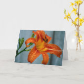 De Lelie van de tijger Kaart (Gele Bloem)