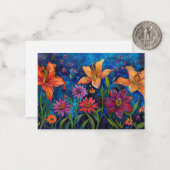 De Lelies van het Veld Notitiekaartje (Voorkant / Achterkant in situ)