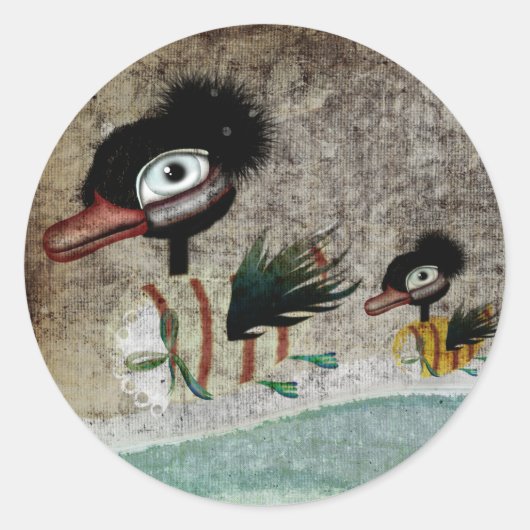 De lelijke eendje sprookje  sticker (Voorkant)