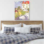 De lelijke, feillade van Hauman Canvas Afdruk (Insitu (Slaapkamer))