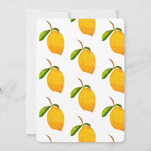 De Lemon 21e verjaardagsfeestje uitnodiging (Achterkant)