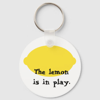 De Lemon zit in Play Sleutelhanger