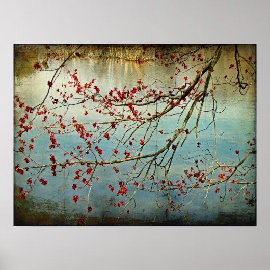 De lente barst overal uit poster (Voorkant)