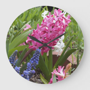 De lente bloeit de Klok van de Muur