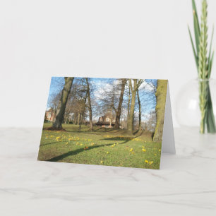 De lente, Groen Wenskaart Bournville Kaart
