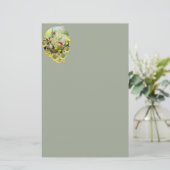 De lente is er briefpapier (Staand voorkant)