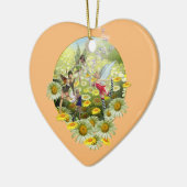 De lente is er keramisch ornament (Links)