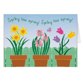 De lente is gegroeid.