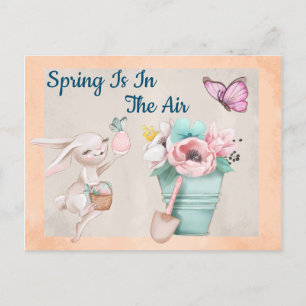 De lente is in de lucht briefkaart