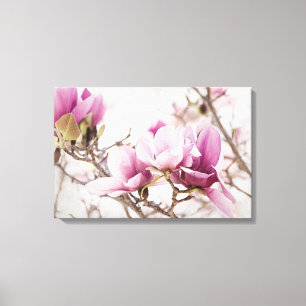 De lente is in de lucht canvas afdruk