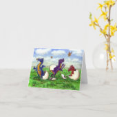 De lente kaart (Gele Bloem)