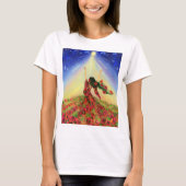 De lente komt na winter T-Shirt Painting (Voorkant)