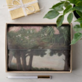 De lente verspreidt één Groene Lap van Bloemen - 1 Tissuepapier (Geschenk)