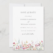 De Lente Wildflower bewaart de Uitnodiging van het (Voorkant)