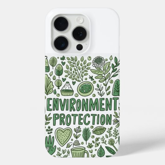 De l'environnement Protection iPhone 15 Pro Coque (Verso)