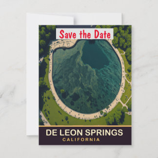 De Leon Springs, Californie, Carte postale de voya