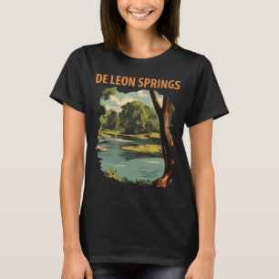 De Leon Springs Forest River Green Reis T-Shirt