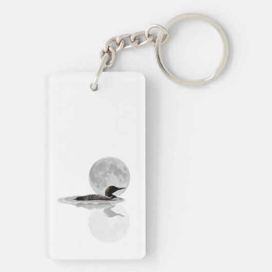 De leon zweeft in de moonlight zeer belangrijke ri sleutelhanger (achterkant)