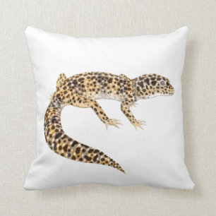 De leopard Gecko Lizard Pillow Kussen