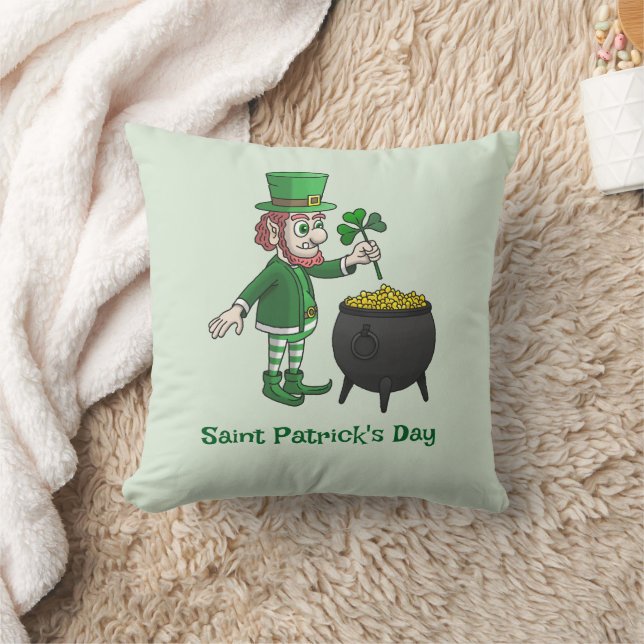 De Leprechauns St. Patrick's Dag Viering Kussen (Deken)