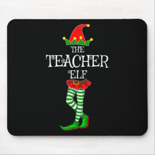 De leraar Elf Familie Matching Xmas Grappig Idee C Muismat
