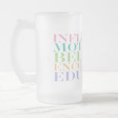 De leraar matglas bierpul (Links)