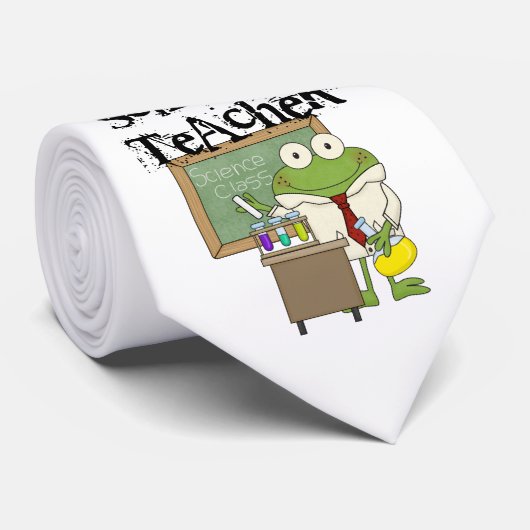 De Leraar van de Wetenschap van de kikker Stropdas (Opgerold)