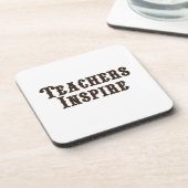 De leraren inspireren onderzetter (Linkerzijde)