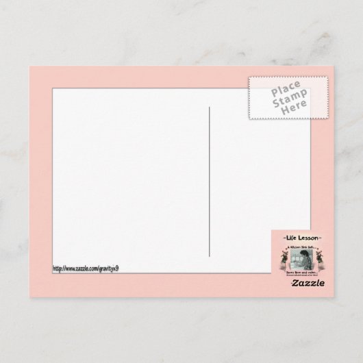 De les van een moeder #2 briefkaart (Achterkant)