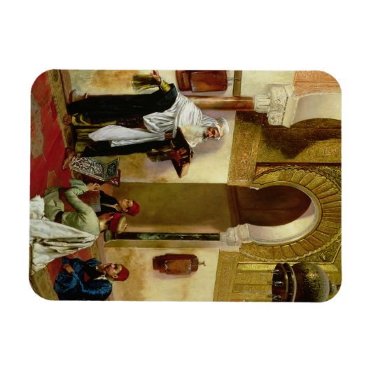 De Lesson (olie op canvas) Magneet (Horizontaal)