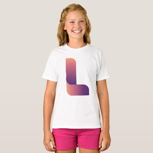 De letter L T-Shirt (Voorkant volledig)