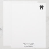 De Lettre Avec Motif En-tête (Devant / Derrière)