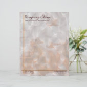 De Lettre Avec Motif Modèle en-tête Abstrait orchidée (Debout devant)