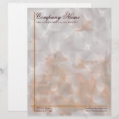 De Lettre Avec Motif Modèle en-tête Abstrait orchidée (Devant / Derrière)