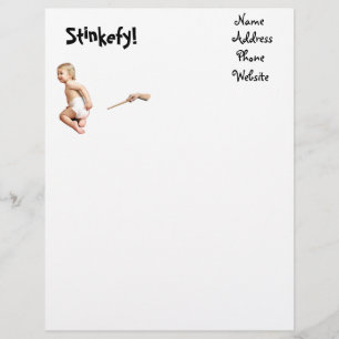 De Lettre Baby Stinkefy ! - en-tête