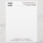 De Lettre Code QR Info Nom du logo Couleurs en-tête commerci (Devant)