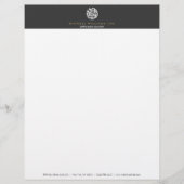 De Lettre Comptable moderne, en-tête comptable (Devant)