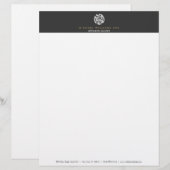 De Lettre Comptable moderne, en-tête comptable (Devant / Derrière)