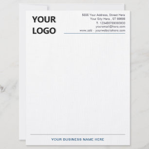 De Lettre Concevez votre propre en-tête avec logo