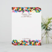 De Lettre Customisable En-tête (Debout devant)