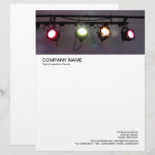 De Lettre Customisable En-tête d'image large - Baie d'éclairage (Devant / Derrière)