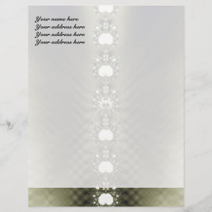 De Lettre Customisable Papier à en-tête personnalisé Diamonds