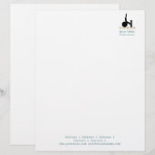 De Lettre Customisable Pilates Studio - En-tête (Devant / Derrière)