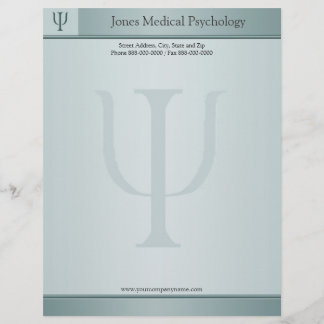 De Lettre Customisable Psychologue en-tête